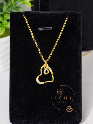 Infinite Love gold necklace